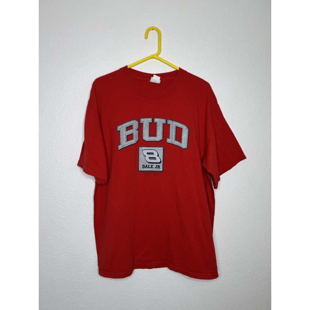 Vintage 90's 00's NASCAR Dale Earnhardt Jr. Bud Racing Number 8 T-Shirt XL VTG